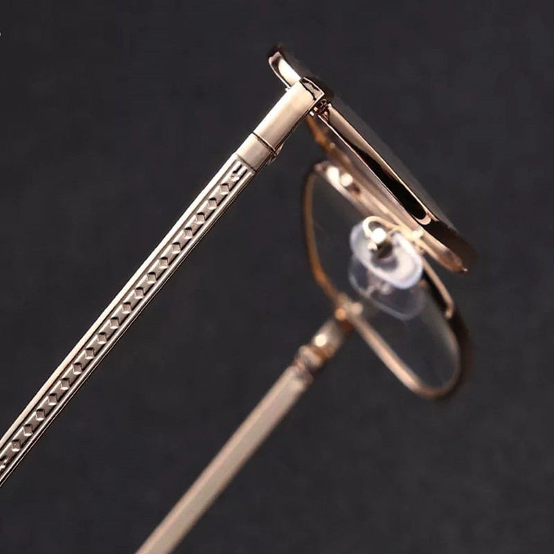 Poslovne naočale za čitanje Muški metalni okvir HD naočale za dalekovidnost Ženske dioptrijske naočale +1.0 do +4.0 Muške naočale