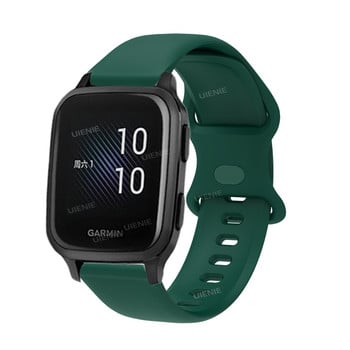 Ζάντα ρολογιού 20mm για Garmin Venu Sq Music/ Forerunner 245 245M Vivoactive 3 Strap Sport βραχιόλι Αντικατάσταση βραχιολιού Correa