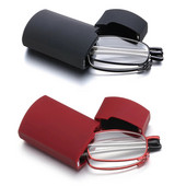 Zileadi kokkupandavad lugemisprillid ümbrisega Meestele Naistele Teleskooppööratavad Presbüoopiaprillid Kaasas prillide ümbris +1,0–+4,0