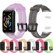 BEHUA маншет за Honor Band 6 каишки за Huawei Band 6 ленти Прозрачен колан Смяна на спортна гривна Аксесоари Correa