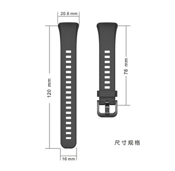 BEHUA Wristband For Honor Band 6 Straps For Huawei Band 6 Bands Διαφανής αντικατάσταση ζώνης Αξεσουάρ αθλητικού βραχιολιού Correa