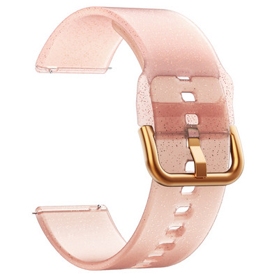 Λουράκι σιλικόνης 20mm Shiny Bling Glitter για Samsung Galaxy Watch 4/5 40mm 44mm/5 Pro/Galaxy Watch 3 41mm/Active 2 Band Band 44mm 40mm