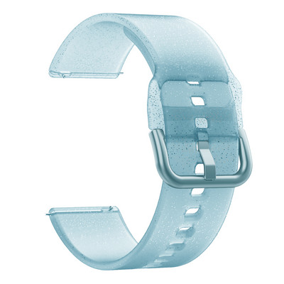 Λουράκι σιλικόνης 20mm Shiny Bling Glitter για Samsung Galaxy Watch 4/5 40mm 44mm/5 Pro/Galaxy Watch 3 41mm/Active 2 Band Band 44mm 40mm