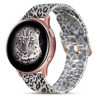 Λουράκι σιλικόνης 20mm Shiny Bling Glitter για Samsung Galaxy Watch 4/5 40mm 44mm/5 Pro/Galaxy Watch 3 41mm/Active 2 Band Band 44mm 40mm