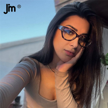 Γυαλιά ανάγνωσης JM Cat Eye Anti Blue Light Γυναικεία γυαλιά πρεσβυωπίας με ελατήριο μεντεσέδες διόπτρες +1 1,5 2,0 2,5 3,0 3,5 4,0