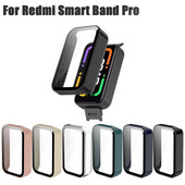 PC+ karastatud kilega integreeritud kaitseümbris Redmi Smart Band Pro korpuse ekraanikaitse jaoks, mis katab täielikult