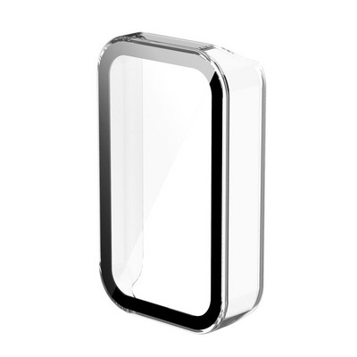 PC+ karastatud kilega integreeritud kaitseümbris Redmi Smart Band Pro korpuse ekraanikaitse jaoks, mis katab täielikult