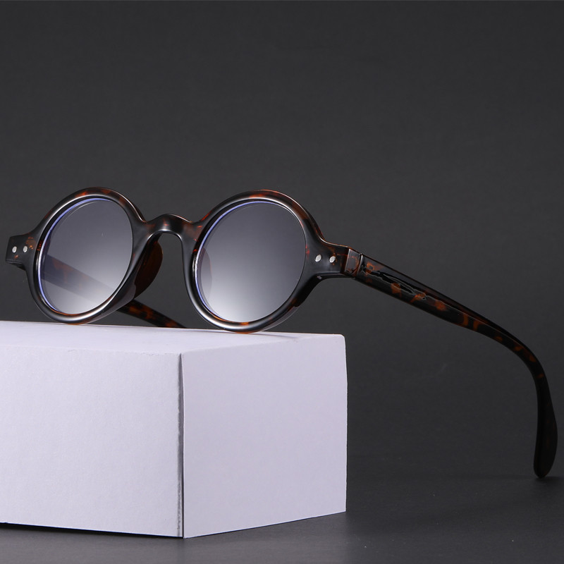 Ochelari de lectură rotunzi Good Sight Bărbați Ochelari de prescripție cu blocare a luminii albastre Femei