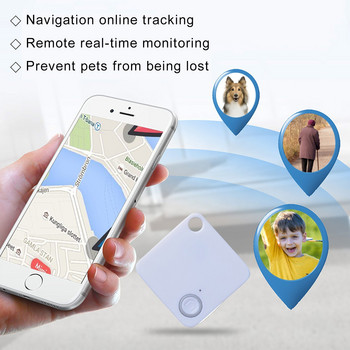 1PC Мини проследяващо устройство Етикет Ключ Търсене на дете Проследяване на домашни любимци Местоположение Bluetooth Тракер Интелигентен тракер Превозно средство Анти-загубен GPS Тракер