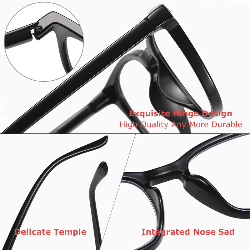 CRIXALIS četvrtaste naočale za čitanje za žene, muškarce, vintage dioptrijske naočale za kratkovidnost, dalekovidnost, naočale za računalo, muške, ženske