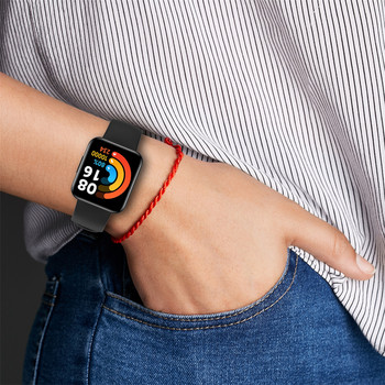 Каишка за часовник BEHUA за Xiaomi Redmi Watch 2 Lite SmartWatch Каишка за китка с калъф Силиконова гривна за Redmi Horloge 2