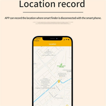 Smart Pets GPS Tracker Anti-lost Alarm Ετικέτα Ασύρματο Bluetooth Tracker Παιδική τσάντα Πορτοφόλι Τηλέφωνο Key Finder Εντοπιστής Anti Lost Alarm