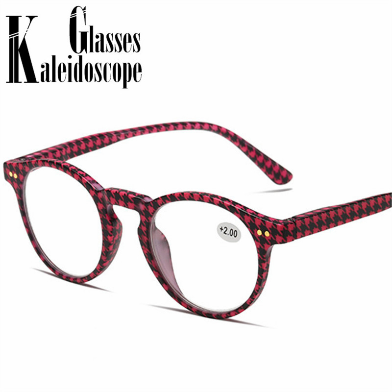 Okrugle naočale za čitanje Ženske rešetkaste dioptrijske naočale Anti Blue Light Računalne naočale za dalekovidnost Muške +1,5 +2,0 +2,5 +3,0