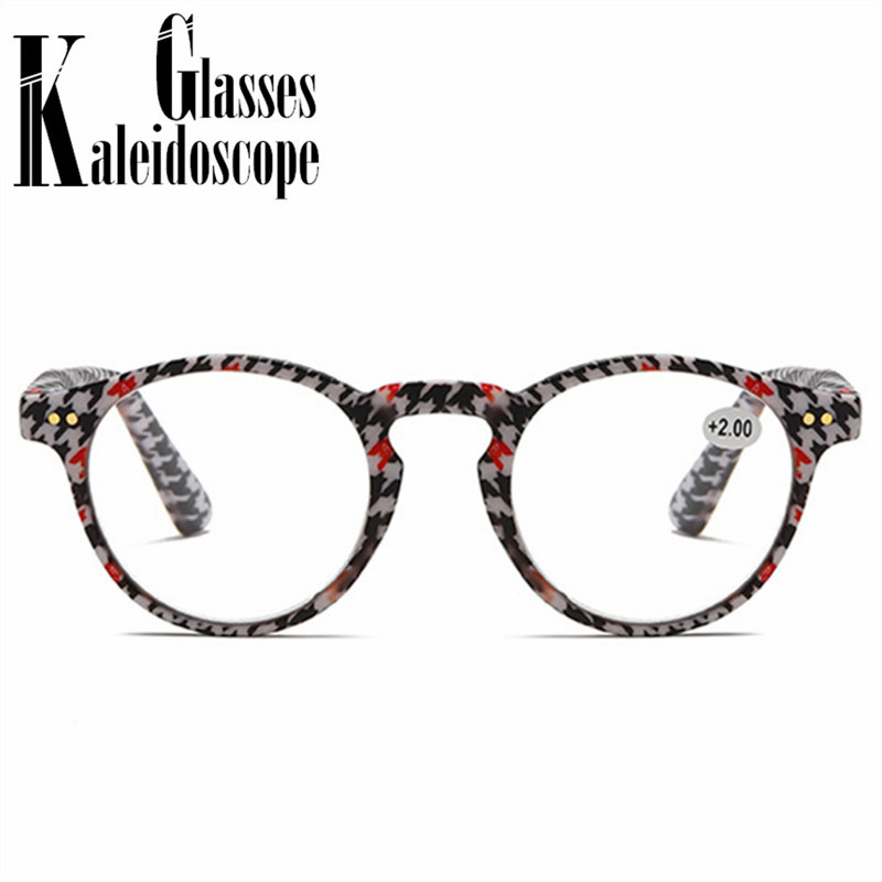 Okrugle naočale za čitanje Ženske rešetkaste dioptrijske naočale Anti Blue Light Računalne naočale za dalekovidnost Muške +1,5 +2,0 +2,5 +3,0