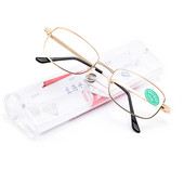 iboode Classic Alloy naočale za čitanje Muškarci Žene Staklene leće protiv umora Naočale za dalekovidnost +1,0 +1,5 +2,0 +2,5 +3,0 +3,5 +4,0