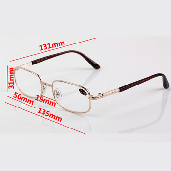 Ретро очила за четене с метална рамка Пресбиопични очила Унисекс +0,5 +0,75 +1,0 1,25 1,5 2,0 2,25 2,5 2,75 3,0 3,25 3,5 +4,0 До +6,0