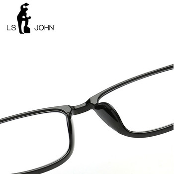 LS JOHN Ultra Light TR90 Очила за четене Мъже Жени Очила с рецепта, блокиращи синя светлина Диоптър +1,0 до +4,0