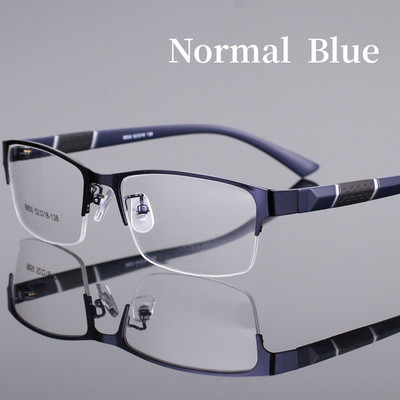 Klasikiniai fotochrominiai trumparegystės akiniai unisex pusrėminiai metaliniai verslo akiniai vyriški vintažiniai lauko akiniai su trumparegystė