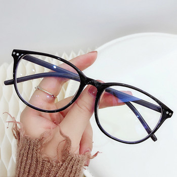 CRIXALIS Vintage γυναικεία γυαλιά μυωπίας με διόπτρες μείον -0,5 έως -6,00 οβάλ μπλε φως που μπλοκάρει το φως Ανδρικά γυαλιά υπολογιστή UV400