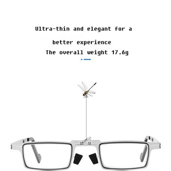NONOR Сгъваеми очила за четене против сини лъчи за жени Преносими ултратънки очила за четене за мъже Хартиени очила Метални очила