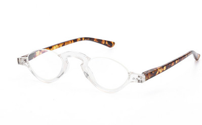 NONOR Ochelari de lectură anti-lumină albastră pentru femei Ochelari moale cu jumătate de cadru pentru prezbiopie Ochelari pentru prezbiopie