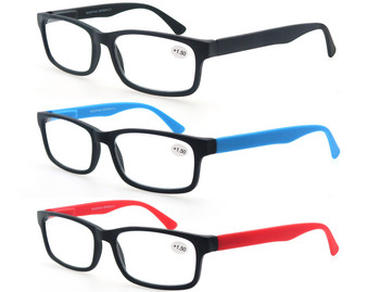 MODFANS Γυναικεία γυαλιά ανάγνωσης, Ανδρικά γυαλιά οράσεως, Κλασικό τετράγωνο πλαίσιο από καουτσούκ, Ανοιξιάτικο μεντεσέ Ελαφρύ άνετο ένδυμα, Αναγνώστες