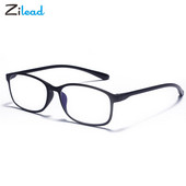 Zilead Diopters+1+1.5+2+2.5+3+3.5+4 Ochelari de lectură TR90 Clear Ultralight Femei Bărbați Presbiopie Ochelari de citire Ochelari optici