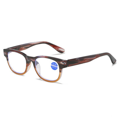 Ahora New Gradient Jelly Color skaitymo akiniai Unisex Anti Blue Light Printed Kompiuteriniai optiniai akiniai Hiperopija Presbyopia