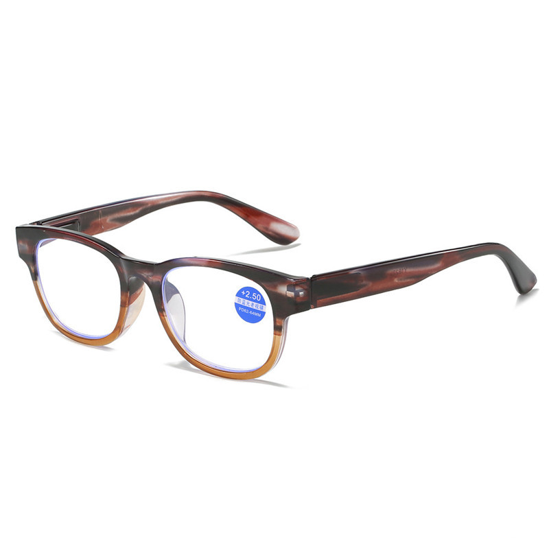 Ahora New Gradient Jelly Color skaitymo akiniai Unisex Anti Blue Light Printed Kompiuteriniai optiniai akiniai Hiperopija Presbyopia