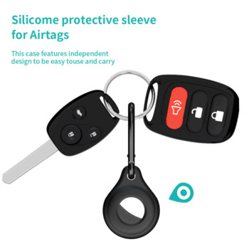 Για Apple Airtags Cover Anti-Lost Silicone Keychain Protection for Airtag Tracker Tracker Device Cover Tracker