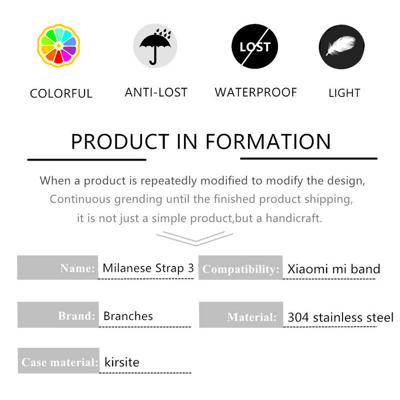 Για Mi Band 5 4 Μαγνητικό λουρί καρπού Μεταλλικό Βιδωτό από ανοξείδωτο ατσάλι Miband 5 4 λουράκια για βραχιόλι Xiaomi Mi Band 4 3