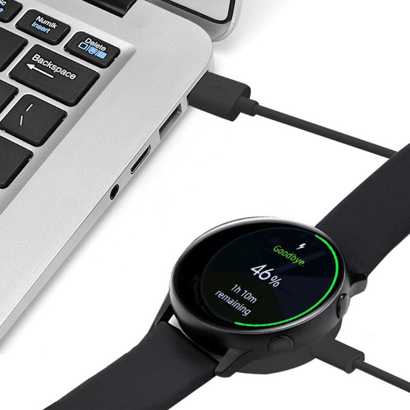USB töltő töltőállvány dokkoló Galaxy Watch 3 41mm/45mm-hez, töltőlap illik Samsung Active 2-hez 40mm 44mm,Active 1 44mm