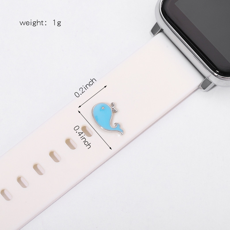 Slatki crtani ukrasni privjesci za Apple Watch Silikonski remen Dodaci Nokti Nakit Cvijeće Životinje privjesci za Iwatch Narukvica