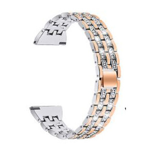 Curea de ceas cu diamante pentru Samsung Galaxy Watch 4 40MM 44 46 42MM active 2 Gear s3 Curea de brățară metalică pentru Galaxy Watch 5 44mm