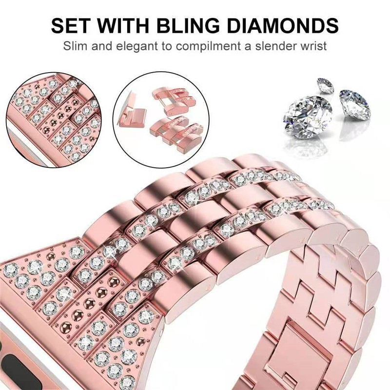 Curea de ceas cu diamante pentru Samsung Galaxy Watch 4 40MM 44 46 42MM active 2 Gear s3 Curea de brățară metalică pentru Galaxy Watch 5 44mm