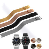 Curea de ceas milaneză universală magnetică 18mm 20mm 22mm Curea argintie din oțel inoxidabil Brățară de înlocuire pentru ceas inteligent