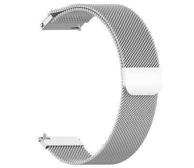 Curea de ceas milaneză universală magnetică 18mm 20mm 22mm Curea argintie din oțel inoxidabil Brățară de înlocuire pentru ceas inteligent