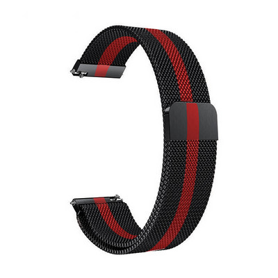 Curea de ceas milaneză universală magnetică 18mm 20mm 22mm Curea argintie din oțel inoxidabil Brățară de înlocuire pentru ceas inteligent