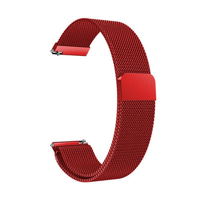 Curea de ceas milaneză universală magnetică 18mm 20mm 22mm Curea argintie din oțel inoxidabil Brățară de înlocuire pentru ceas inteligent