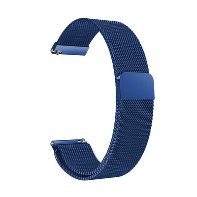 Curea de ceas milaneză universală magnetică 18mm 20mm 22mm Curea argintie din oțel inoxidabil Brățară de înlocuire pentru ceas inteligent