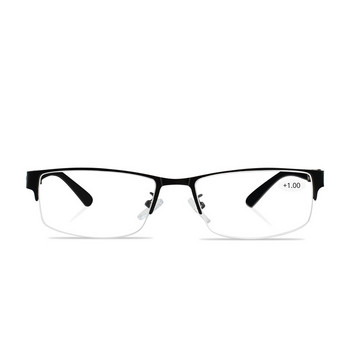 Γυαλιά ανάγνωσης από ανοξείδωτο ατσάλι με διόπτρες Ανδρικά γυαλιά Gafas de Lectura Σκελετοί γυαλιών όρασης για γυναίκες άνδρες +1 1.5