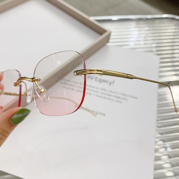 Zilead Pink Anti Blue Light Rimless Γυαλιά μυωπίας Γυναικεία Ανδρικά Μεταλλικά Γυαλιά Μυωπίας Υπολογιστής Μυωπίας Γυαλιά ρουζ Μυωπίας