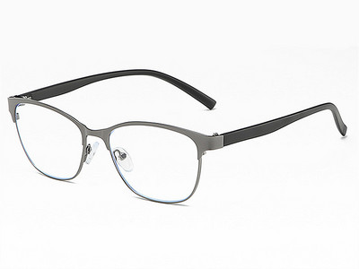 UVLAIK Retro metaliniai katės akių skaitymo akiniai Moteriški presbyopiniai mėlyni šviesą blokuojantys akiniai tėvams Akiniai spyruokliniai vyriai