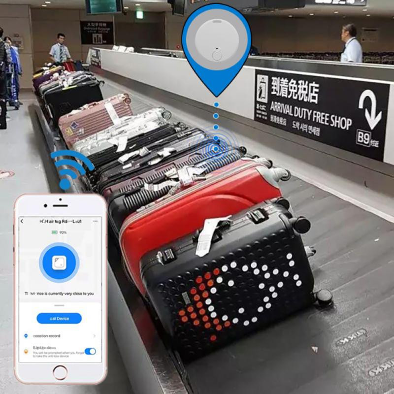 Dispozitiv de urmărire circulară Tuya, compatibil cu Bluetooth, anti-pierdere pentru animale de companie, dispozitiv de reținere a alarmei de la distanță, aplicație Smart Life Nou