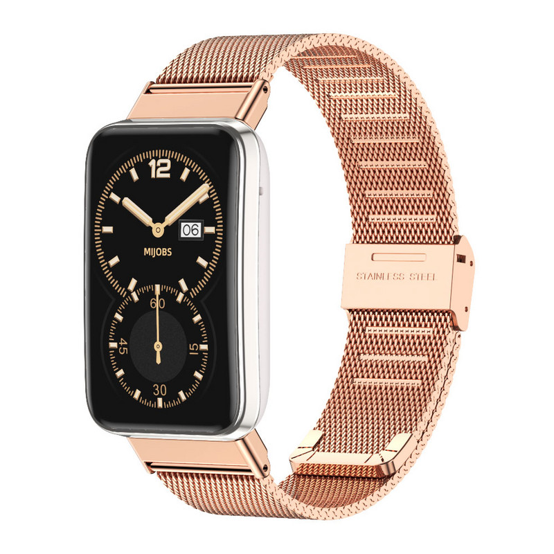 Mijobs for Mi Band 7 Pro szíj karkötő Xiaomi Mi Band 7 Pro rozsdamentes acél óraszíjhoz Cserélhető kiegészítő szíj