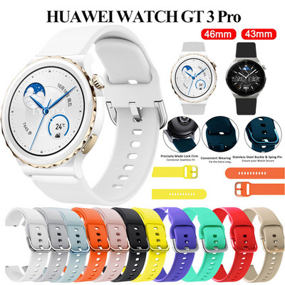20mm/22mm szilikon szíj Huawei Watch GT 3 GT3 SE/GT 3 Pro 43mm 46mm okosórához GT3 GT2 Pro 42 46mm karkötő csuklópánthoz
