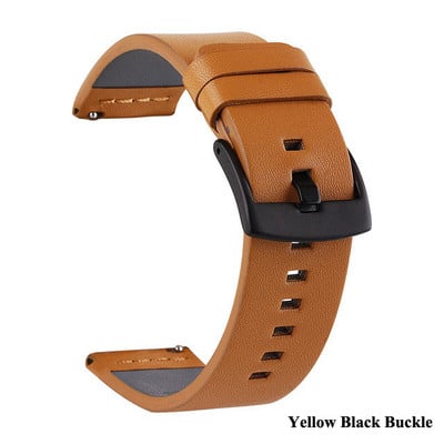 Γνήσιο δερμάτινο λουράκι ρολογιού 20/22 mm για Xiaomi Huami Amazfit GTR 4 47/42 Βραχιόλι Αντικατάστασης βραχιολιού γρήγορης αποδέσμευσης Αξεσουάρ