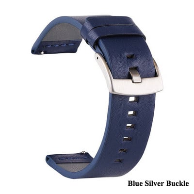 Γνήσιο δερμάτινο λουράκι ρολογιού 20/22 mm για Xiaomi Huami Amazfit GTR 4 47/42 Βραχιόλι Αντικατάστασης βραχιολιού γρήγορης αποδέσμευσης Αξεσουάρ