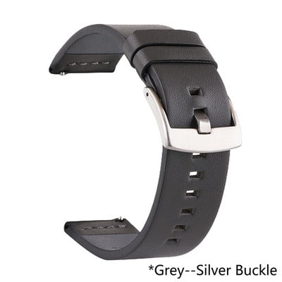 Γνήσιο δερμάτινο λουράκι ρολογιού 20/22 mm για Xiaomi Huami Amazfit GTR 4 47/42 Βραχιόλι Αντικατάστασης βραχιολιού γρήγορης αποδέσμευσης Αξεσουάρ