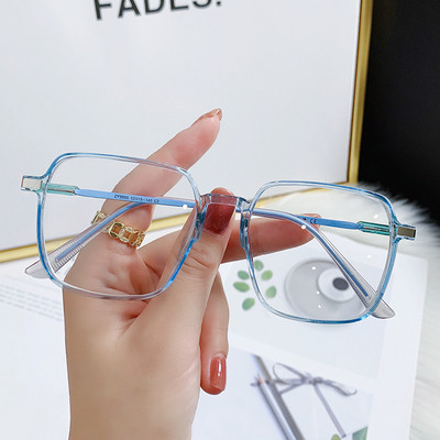 Četvrtaste naočale za kratkovidnost Žene Muškarci Naočale za kratkovidnost Modne velike okvire Studentska dioptrija -1,0 1,5 2,0 2,5 do -6,0